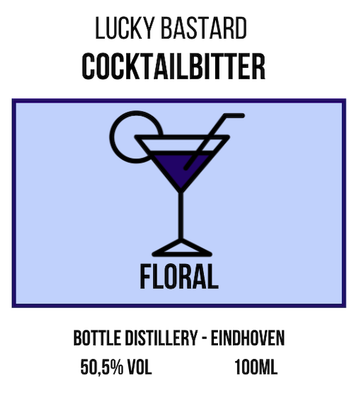 Lucky Bastard cocktailbitter - floral