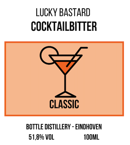 Lucky Bastard cocktailbitter - classic